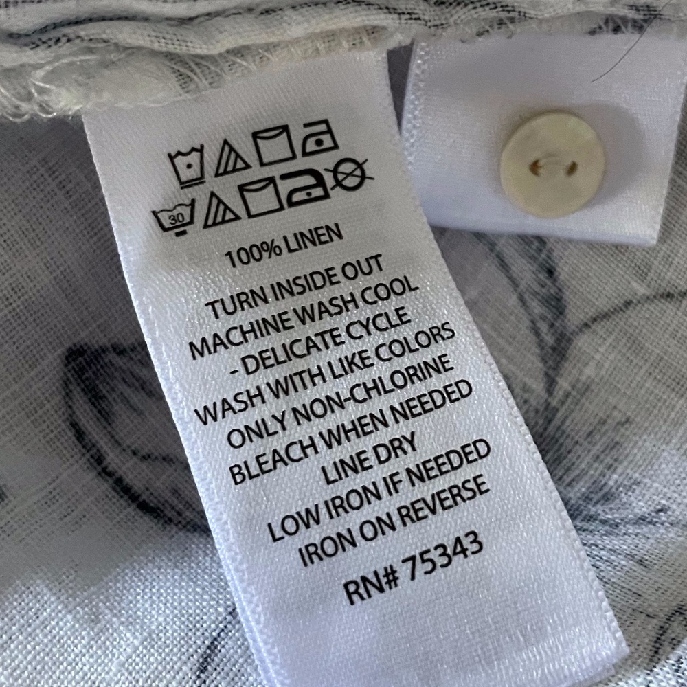 Lovely Rachel Ashwell 100% Linen Blouse - Picture 11 of 11